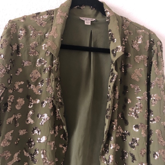 LUCKY BRAND SEQUINED BLAZER - Picture 4 of 10